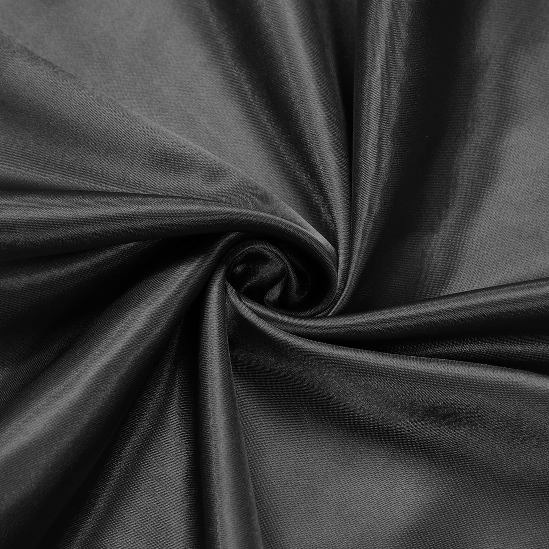 Unique Bargains 2 Pack Polyester Satin Body Pillow Cover 20" x 54" Black