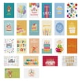 thumbnail image 2 of Birthday Cards Set with Envelopes & Stickers, 24 Design Creative Funny Printed, Assorted Happy Birthday Cards, 4" x 6" Greeting Card for Women Men, 2 of 7