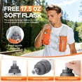 thumbnail image 5 of Maelstrom Running Vest for Men & Women, Adjustable Lightweight Hydration Pack with 500ml Soft Flask for Trail, Hiking, Cycling, Marathon Orange, 5 of 8