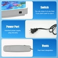 thumbnail image 5 of Artificial Fish Tank Virtual Ocean Toy - Mini Office Desk Aquarium, Colorful Aquarium, Motion Lamp Night Light with Moving Fish, Fun Gift for Kids and Adults, 5 of 7