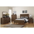 thumbnail image 2 of Wallace & Bay Mullen Rustic Reclaimed Pine 2-Drawer Nightstand in Brown, 2 of 7