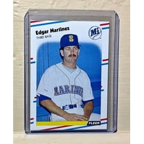 Edgar Martinez 1988 Fleer MLB #378 Baseball Card Seattle Mariners