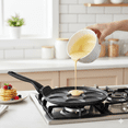 thumbnail image 3 of Sartén para Panqueques Granito Duradero Material Antiadherente, 7 Divisiones para Pancakes, Sartén Para Hot Cakes Pancakes 26.3 Cms, Modelo Nora Granito Negro, 3 of 10