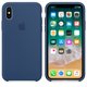thumbnail image 1 of Funda iPhone X Apple Siliconee Azul Oscuro Apple Silicone, 1 of 3