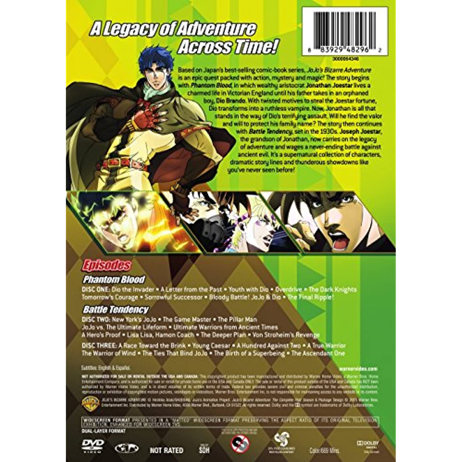 JoJo's Bizarre Adventure Season (DVD)