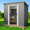 6 x 4 Gray, variant on 6x4 ft Outdoor Storage Shed with Double Lockable Doors - Weather-Resistant Garden Shed in Gray