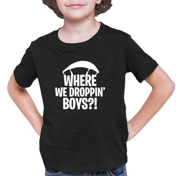 Youth Where We Dropping Boys T-Shirt