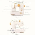 thumbnail image 4 of Home Small Electric Sewing Machine Desktop Foot Pedal Sewing Machine For Handmade Needlework Embroidery, 4 of 4
