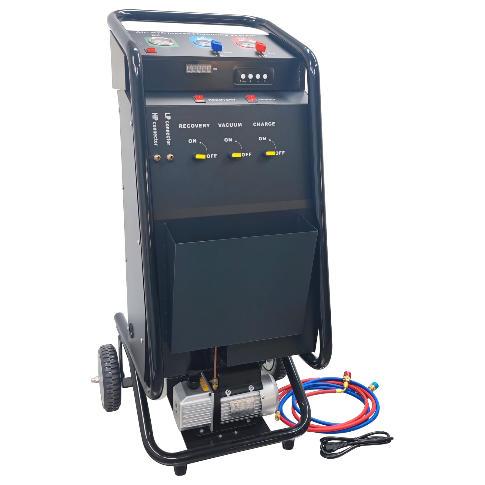A/C Refrigerant Filling Machine Recovery Recycling Recharging Automotive Air Conditioning Fluoridation Machine