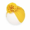 thumbnail image 2 of Beanie Hats Large Flower Knot Donut Bow Beanie Turban Hat Cap Muslim Bonnet Headwrap Beanies Hats for Girl Boy 0-2 Years under $10, 2 of 2