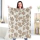 thumbnail image 1 of Manta estampada Ticfox elegante cómoda agradable para la piel 80x100cm, 1 of 5