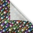 thumbnail image 6 of Ambesonne Colorful Grommet Curtain, Stars Disco, 50" x 54", Multicolor, 6 of 6