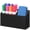 Black, variant on Magnetic Pen Holder,Clear Magnetic Marker Cup for Fridge Whiteboard | Dry Erase Marker Pencil Holder with Acrylic Cup and Strong Magnet, Non-slip Design For Refrigerator Locker Office & Classroom