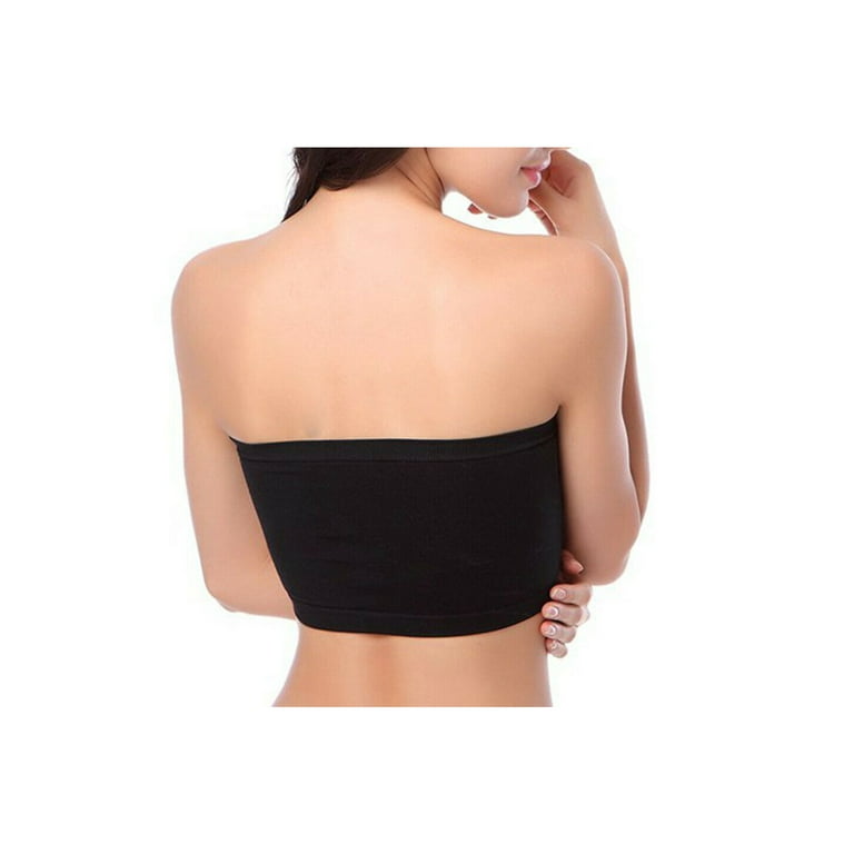 Women's Strapless Bra Plus Size Underwire Convertible Non Padded Bralette  40DD 