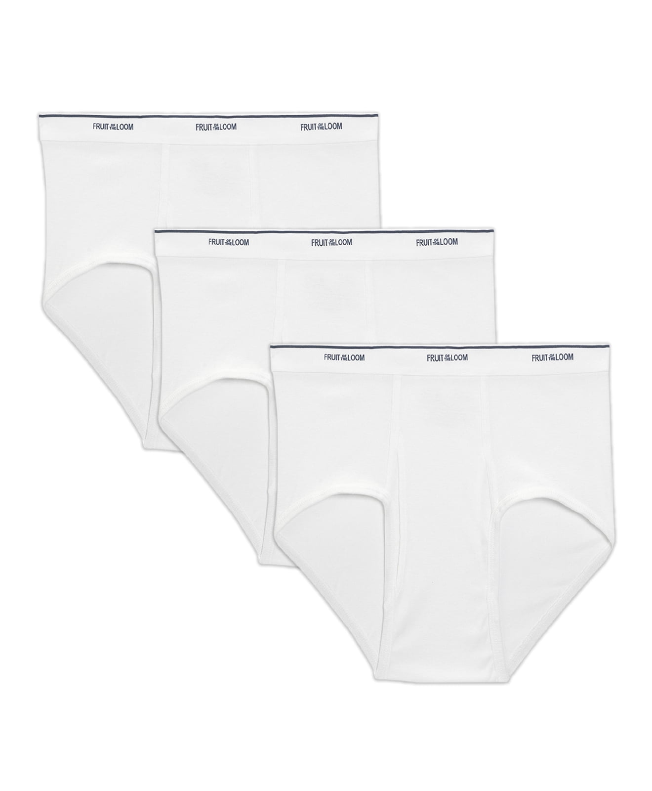 Fruit of the Loom Mens Big White Briefs Pack of 3 