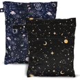 thumbnail image 1 of HAYAN2pcs Travel Waterproof Laundry Bag, Cloth Diaper Wet Dry Bags with Handle & 2 Zipper Pockets, Reusable Washable Dirty Clothes Bag for Baby Adult Travelling Hanging, Bathing Beach Pool Daycare, 1 of 1