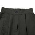 thumbnail image 6 of Stephy Women's New Thin Elastic Loose Large Size Korean Version of Everything Long Trousers Casual Trousers Haren, Black, L, 6 of 9