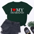 thumbnail image 1 of Meichang T-Shirts Graphiques pour Femmes Valentines Day T-Shirts Mignons à Cœur T-Shirts Graphiques Décontractés à Col Rond Hauts à Manches Courtes Coupe Ample T-Shirts de Fête Valentines Day, 1 of 5