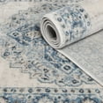 thumbnail image 6 of BNM Vintage Medallion Indoor Runner Rug, 2' 7" x 8', Blue, 6 of 6