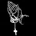 thumbnail image 1 of Pegatina láser para coche, rosario de perlas, oración, ventana de coche, pegatina decorativa para motocicleta, 1 of 1