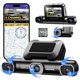 thumbnail image 1 of Dash Cam AZDOME M660 360°, 4 canales, 2,5 K+1080P*3 con 128 GB, 1 of 9
