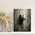 thumbnail image 2 of Forest Majestic Bear Canvas Print Home Man Cave Cabin Living Room Wall Decor, 2 of 8