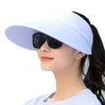 thumbnail image 1 of Sombreros con visera para mujer, gorra de playa con protección UV de verano de ala grande, 1 of 5