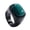 Black Green, variant on Men's Women's Stainless Steel High Polished Square Gemstone Ring Promise Wedding Band Gold Green Size 7
