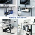 thumbnail image 5 of VIVO Black 30" Under Desk Shelf Storage Organizer System, 5 of 8