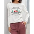 thumbnail image 2 of Vintage Christmas Tree Truck Women's Long Sleeve, 2 of 4