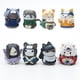 thumbnail image 1 of Figuras de acción de Anime para niños, figuras de NARUTO de gato, versión Q de PVC, figuras de acción de suntade, Mini muñeca para decoración de habitación, 8 unids/set Fivean Figuras de anime, 1 of 2