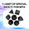 thumbnail image 3 of Tapete de juego Partypda para MTG, TCG y DND con bolsa de almacenamiento y 7 dados, 3 of 6