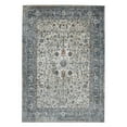 thumbnail image 3 of Luxee Designs Vermont Collection 9x12 Area Rug, Bordered Rugs for Living Room, Bedroom, Kitchen, Office, Pet Friendly, Low Pile, High Traffic Area, Stain Resistance, Washable - Ivory/Gray, 3 of 6