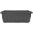 thumbnail image 1 of The HC Companies 24-Inch Venetian Window Planter Box with Drain Plug, Warm Gray, 1 of 8