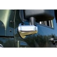 thumbnail image 2 of Rugged Ridge by RealTruck Door Mirror Arm Covers for Wrangler JK | Chrome | 13311.02 | Compatible with 2007-2018 Jeep Wrangler JK, 2 of 3
