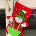 thumbnail image 1 of Navidad Calcetines De  Ornamento Colgante De Regalo De La Decoración Del Bolso Del Partido Macarena  Media de la Navidad, 1 of 7
