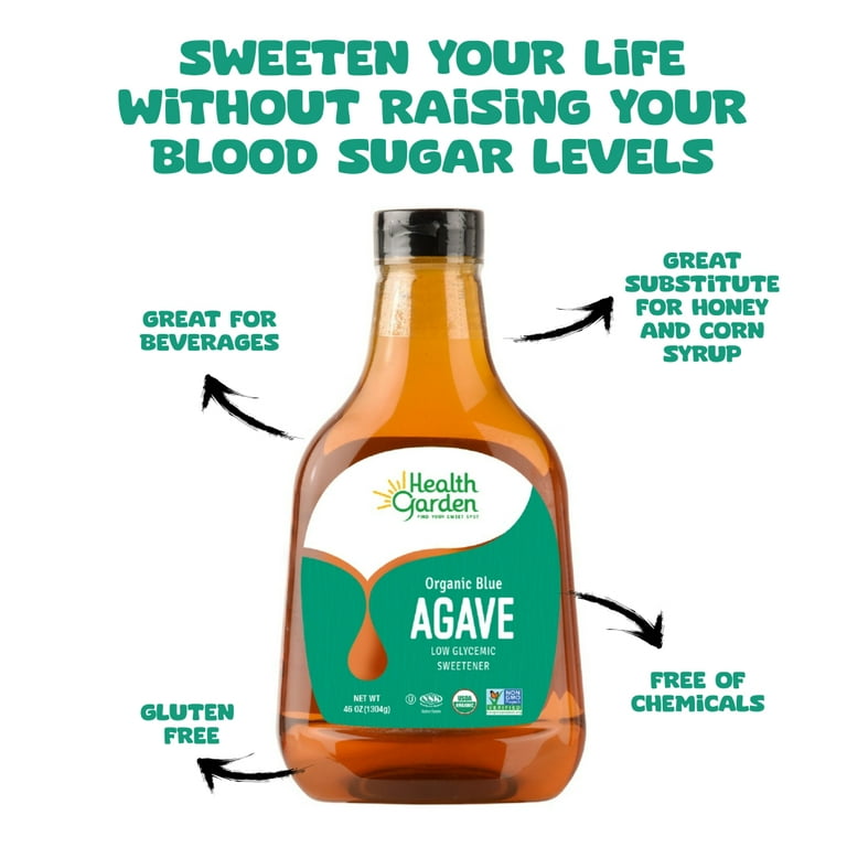 Health Garden Blue Agave Sweetener, 23.28 oz
