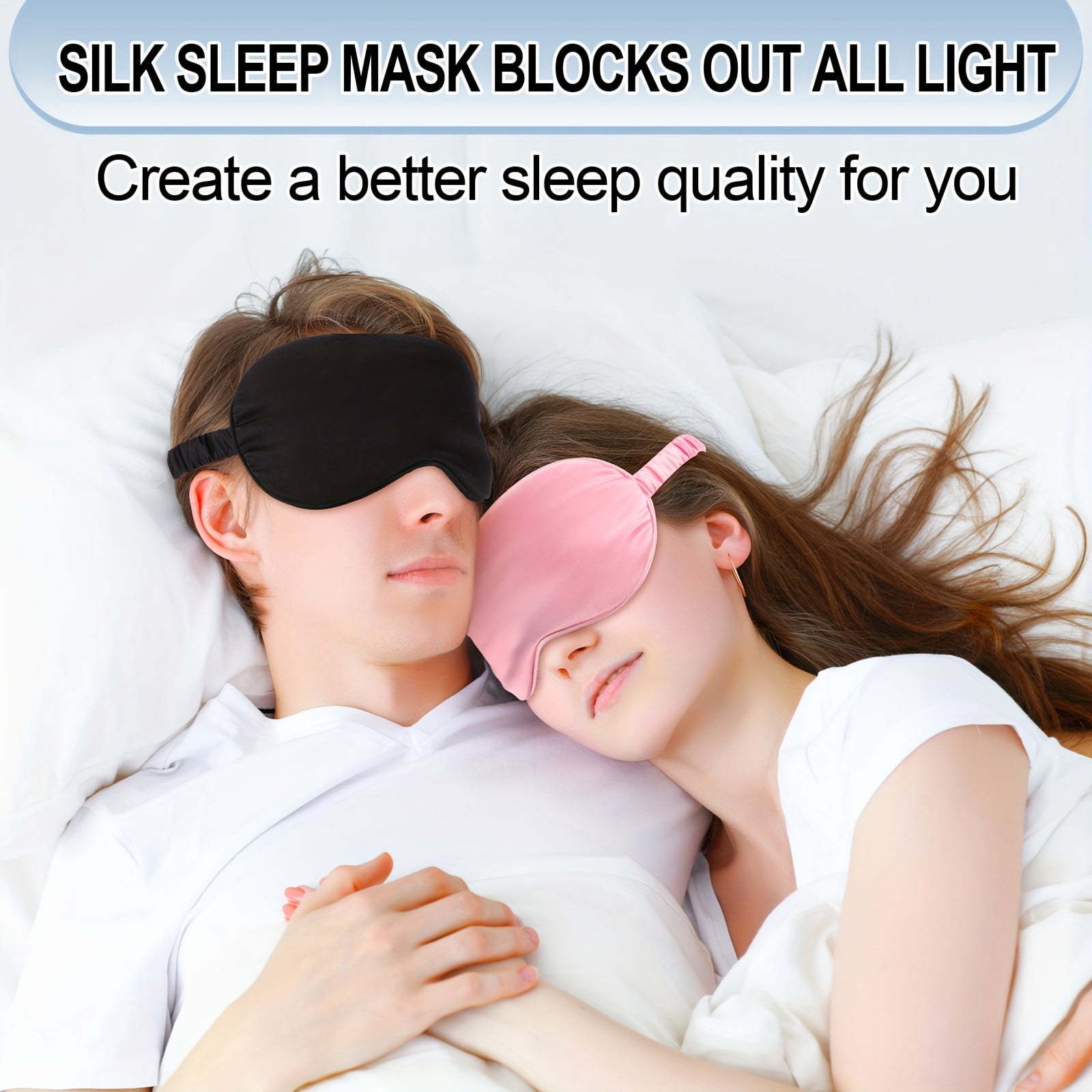 24 Pcs Satin Sleep Eye Mask with Adjustable Elastic Band,Unisex for Navy Blue Black Pink Gray,Soft Breathable Light Blocking Sleeping Mask for Plane Train Travel Nap Office Home Use
