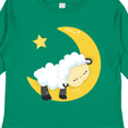 thumbnail image 4 of Inktastic Cute Sheep, Sleeping Sheep, Moon, Stars, Sleepy Boys or Girls Long Sleeve Toddler T-Shirt, 4 of 5