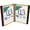Assorted Color, variant on Tarifold Wall Document Display System, Easy-Load Corner Closure Design, 10 Polypropylene Pockets, Letter-Size, Black