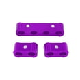 thumbnail image 4 of Unique Bargains 4 Set 8mm Car Auto Engine Spark Plug Wire Separator Looms Divider Organizer Clamp Aluminum Alloy Blue, 4 of 7