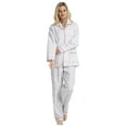 thumbnail image 2 of GLOBAL Womens Flannel Cotton Pajama Set Long PJs Flannel Loungewear Sleepwear,Size S-3XL, 2 of 5