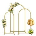 thumbnail image 1 of Soporte de arco metálico YAYOYA, set de 3 (120/150/180 cm), dorado, 1 of 9