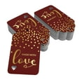 thumbnail image 2 of Inkdotpot Gold Foil Paper Hang Tags Made With Love Text Favor Tags 100 Pieces, 2 of 6