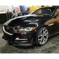 thumbnail image 5 of For 2016-2019 Jaguar XE STP-Style Painted BLK Front Bumper Splitter Spoiler Lip, 5 of 5