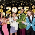 thumbnail image 4 of Banner de Feliz Año Nuevo 2025 Banner de fondo de Feliz Año Nuevo 2025 para decoraciones de fiestas de Nochevieja Accesorios de estudio fotográfico, 4 of 5