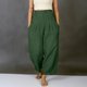 thumbnail image 4 of Pantalones de Cintura Elástica para Mujeres de Cintura Alta Color Sólido con Bolsillos, Pantalones de Longitud Completa Casual para Todas las Estaciones, 4 of 6