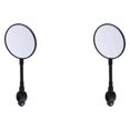 thumbnail image 4 of Transemion Bike Rearview Mirror Mountain Handlebar Wide Angle Wear-resistant Rear Back View Mirror Improving Riding Safety Black 8.5cm 2Set, 4 of 6
