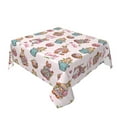 thumbnail image 2 of Wukai Hello Easter Waterproof Tablecloth for Kitchen Dining, Fits Square Tables for 2-4 Seats -60"x60", 2 of 7