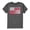 HEATHER CHARCOAL, variant on Instant Message - Baseball & Bats Flag - Youth Boys Short Sleeve Graphic T-Shirt